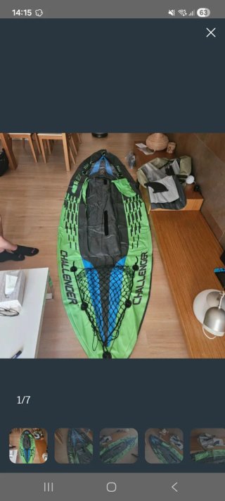 Kayak Challenger K2 Intex 2 plazas nuevo única