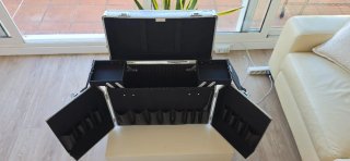 Maletín Profesional Peluquería/Maquillaje Plata