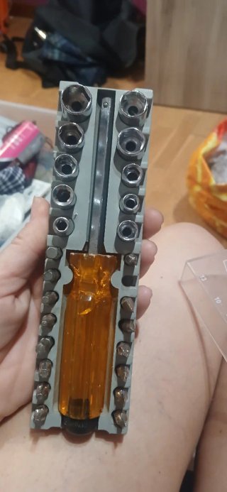 Juego de puntas y vasos