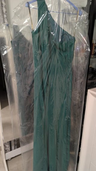 Vestido de fiesta verde invitada boda
