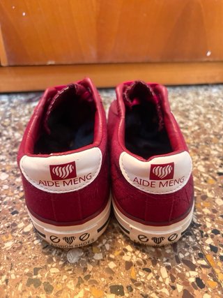 Sneakers basse vintage bordeaux/mattone