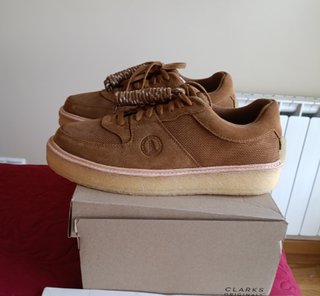 Zapatillas Clarks Sandford Piel Marrón 43 de 120€