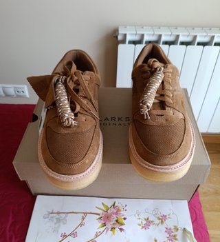 Zapatillas Clarks Sandford Piel Marrón 43 de 120€