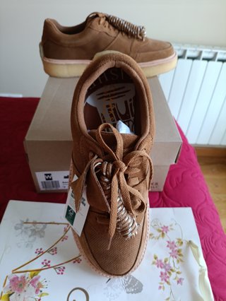 Zapatillas Clarks Sandford Piel Marrón 43 de 120€