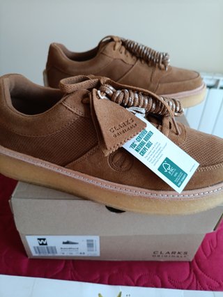Zapatillas Clarks Sandford Piel Marrón 43 de 120€