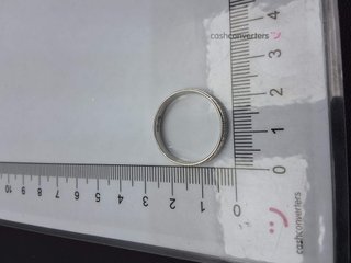 alianza plata 925mm con piedra