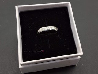 alianza plata 925mm con piedra