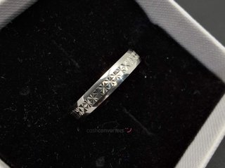 alianza plata 925mm con piedra