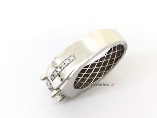 sello oro 18k con diamante de laboratorio t. 18 (18,47 mm)
