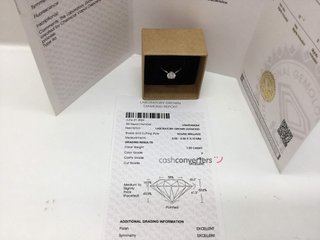sortija oro 18k con piedra con diamante de laboratorio