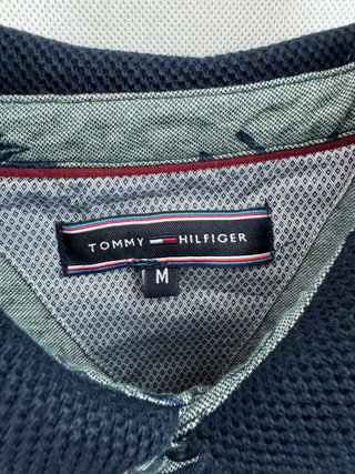 Polo Tommy Hilfiger Estampado Floral Azul/Gris Tal