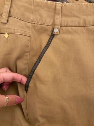 Pantalón Cargo Burberry Mujer Beige
