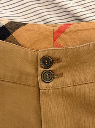 Pantalón Cargo Burberry Mujer Beige