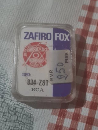 Aguja vintage Zafiro Fox per giradischi