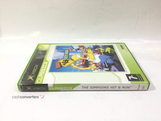 the simpsons hit and run xbox ver. reino unido