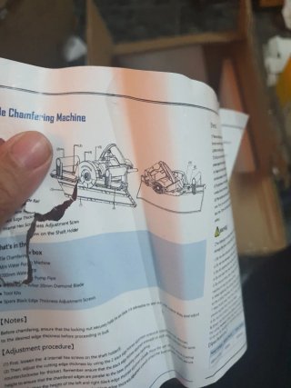 Máquina biseladora para Azulejos