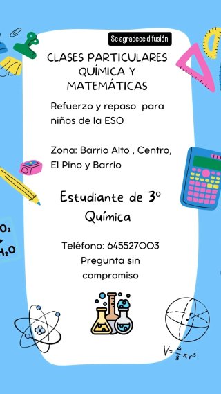 Clases particulares a niños de la ESO en Sanlúcar
