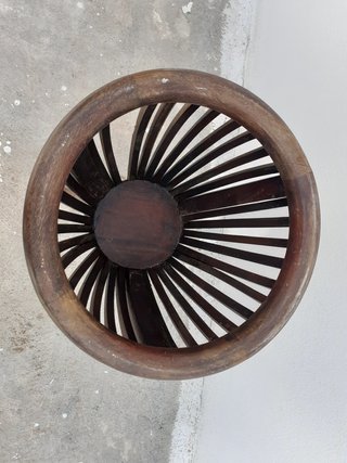 Portamacetas de madera Teka, fibras, elegantes