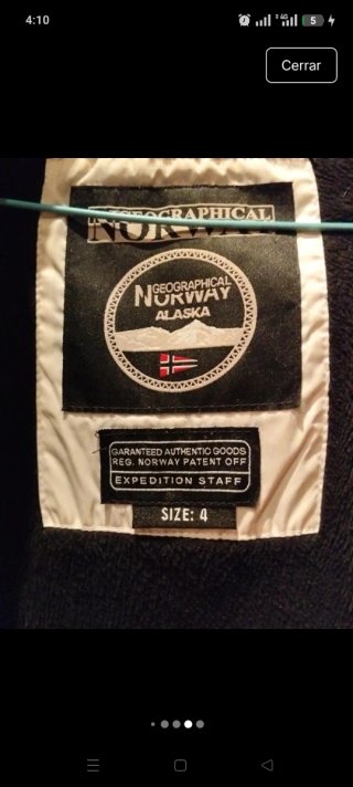 Chaqueta Norway Geographical Mujer