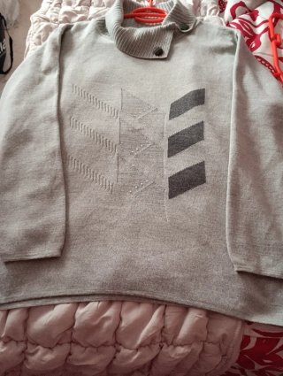 Jersey de invierno gris