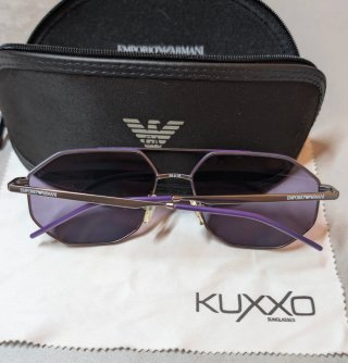 Gafas de Sol Emporio Armani EA2147 Plata/Morado