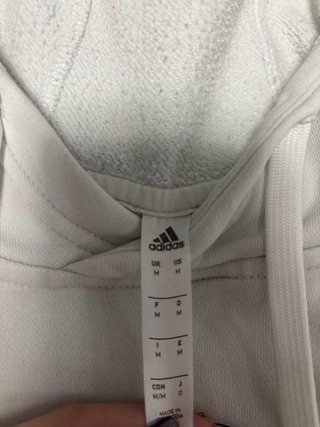 Sudadera Adidas Blanca