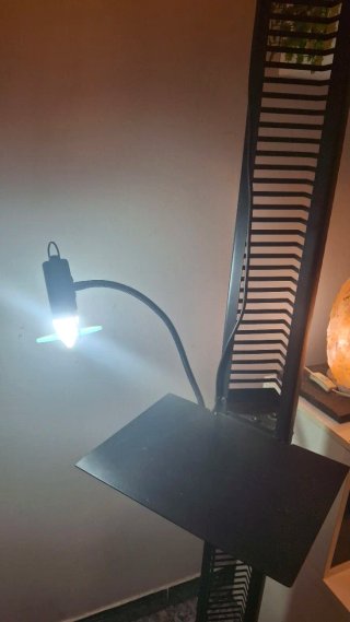 Lámpara de pie regulable
