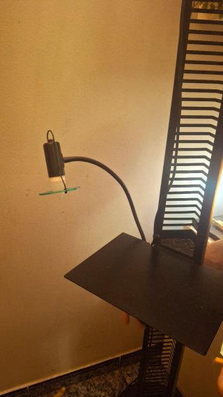 Lámpara de pie regulable