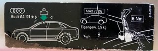 Portaesquís Originales Audi.Referencia 515-2010-02