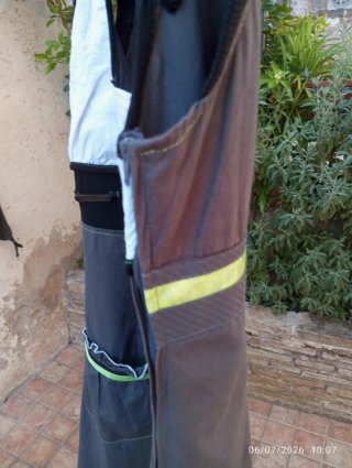Vestitino estivo grigio e bianco taglia S