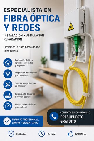 No llega la fibra a tu casa!!