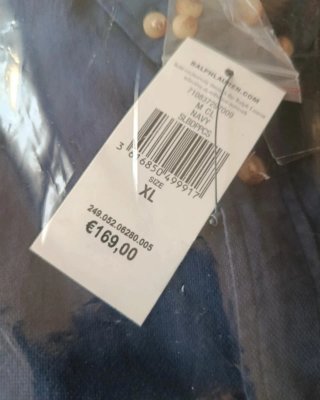 Camisa Polo Ralph Lauren Azul Talla XL