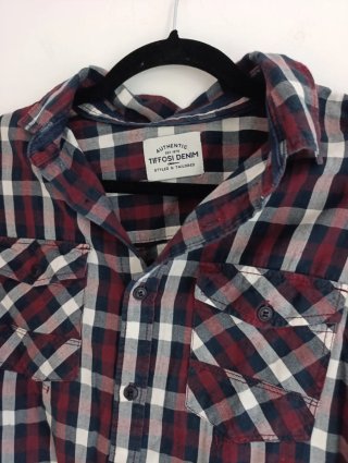 Camisa Tiffosi cuadros hombre