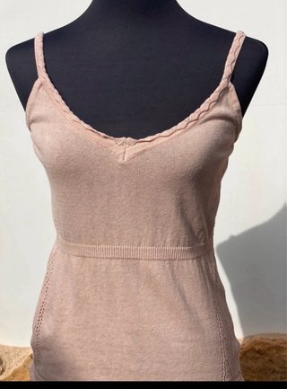 Camiseta tirantes Intropia beige