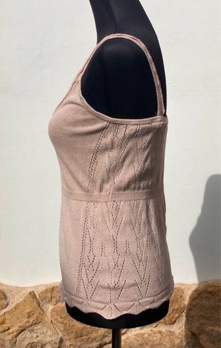 Camiseta tirantes Intropia beige
