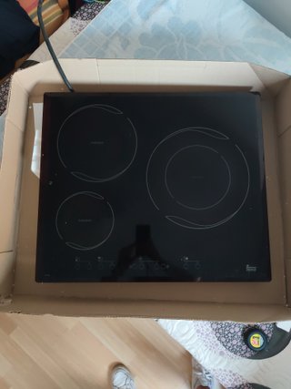 Placa inducción Teka, solo funciona fuego grande