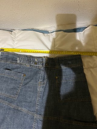 Falda vaquera gris oscuro Talla L