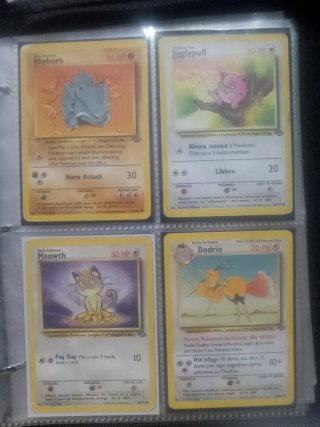 Carte Pokemon Dipplin, Spritzee, Dusclops, Whimsic