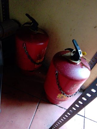 Extintor Automático Polvo y Gas