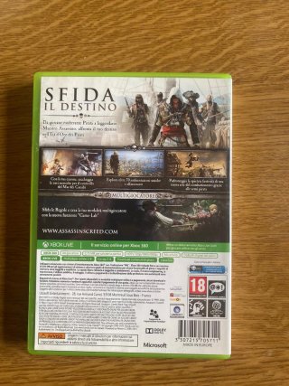 Xbox 360 Nera Completa di Cavi
