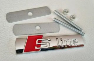 Logo Emblema Audi Sline Parilla Calandra Rejilla