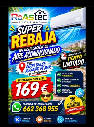 Colocación y mantenimiento de aire acondicionado