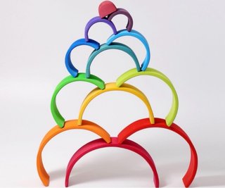 Arco Iris Waldorf Grande Madera Jugar i Jugar