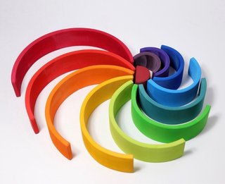 Arco Iris Waldorf Grande Madera Jugar i Jugar