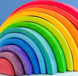 Arco Iris Waldorf Grande Madera Jugar i Jugar
