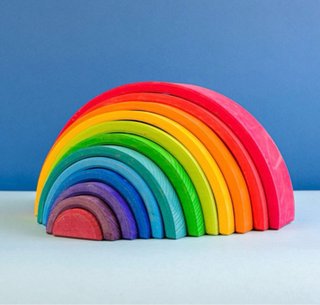 Arco Iris Waldorf Grande Madera Jugar i Jugar