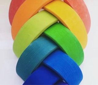 Arco Iris Waldorf Grande Madera Jugar i Jugar