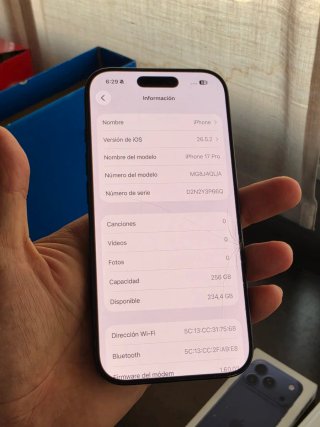 iPhone 17 Pro 256GB Azul Marino