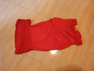 Vestido rojo corto Talla S sin uso