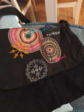 Bolso bandolera Desigual multicolor